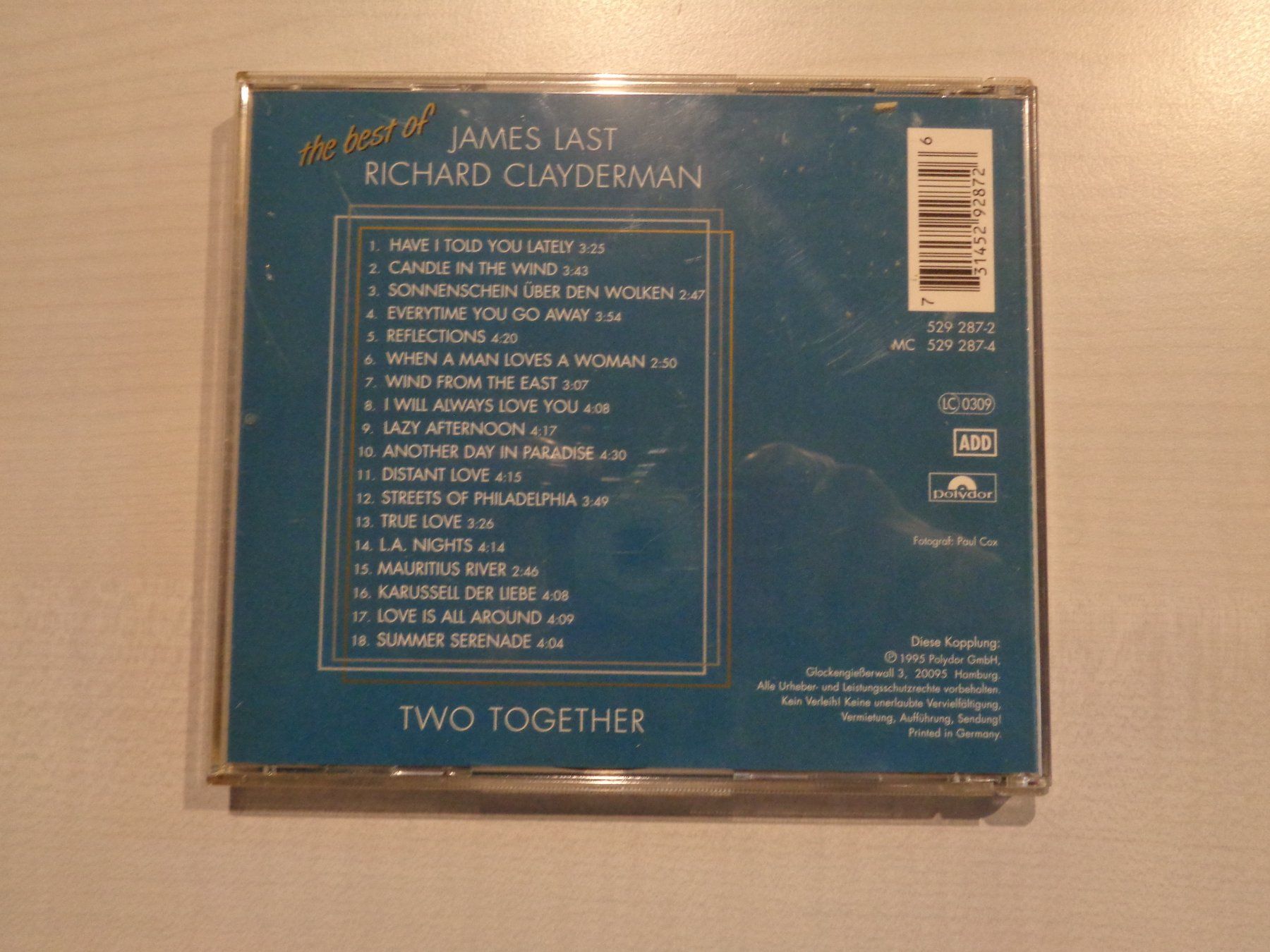 CD: CD James Last / Richard Clayderman – Usato da Birsfelden venduto da Albatros55 2