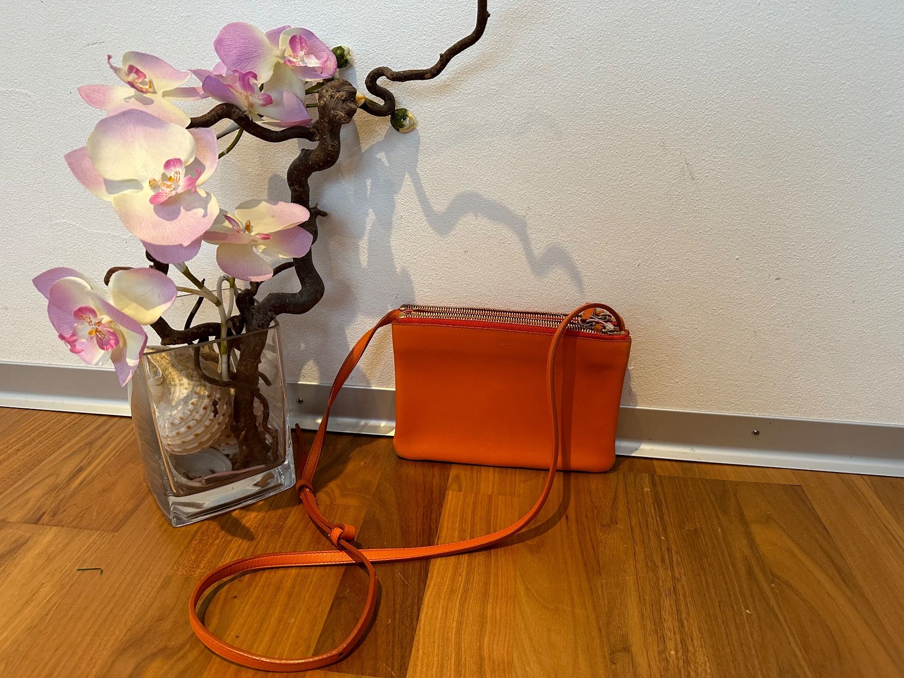 Celine Taschen für Damen: Celine Trio Tasche Orange – Gebraucht aus Hittnau von LuxAndMore