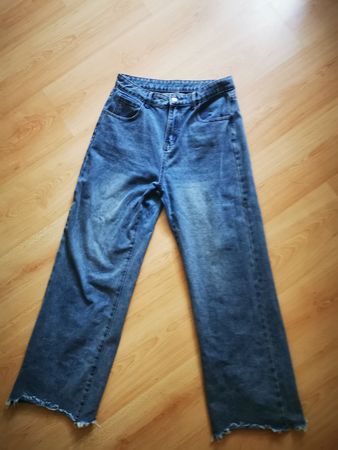 Coole Wide Leg Jeans Gr. L - perfekt für den Sommer!