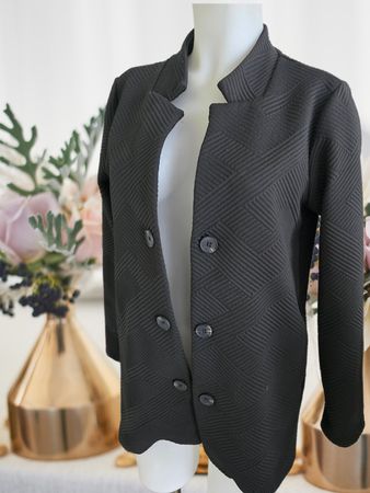 Schwarzer Blazer, Grösse 38, neu und stilvoll!