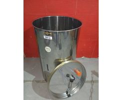 Cuve inox doccasion avec chapeau flottant et vanne inox