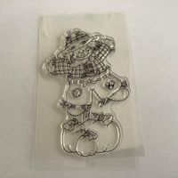 Clear Stamp scarecrow Silikon Stempel Silikonstempel