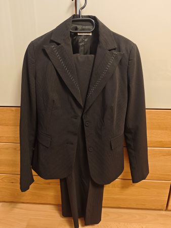 Edler Hosenanzug (Blazer & Hose) – Made in Italy – Gr. 38