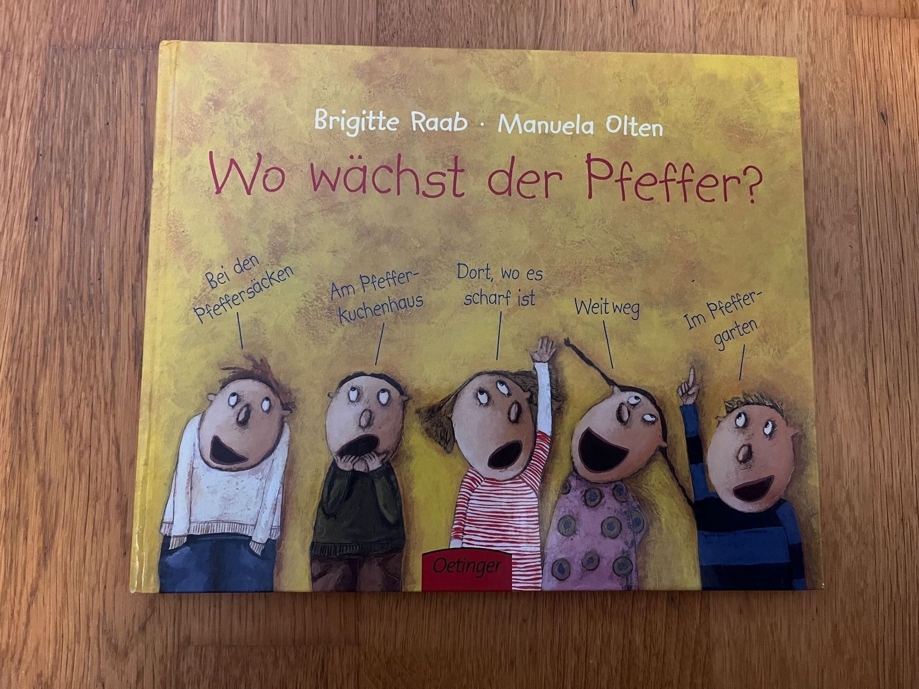 Libri: Bilderbuch  "Wo wächst der Pfeffer?", B. Raab & M. Olten – Usato da Grosswangen venduto da Vita500