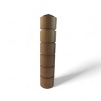 Swiss pepper mill made of walnut wood, 60s