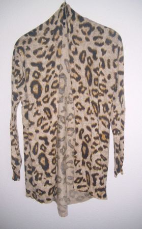 Feinstrickjacke, Beige/Braun, Gr. S * H&M *