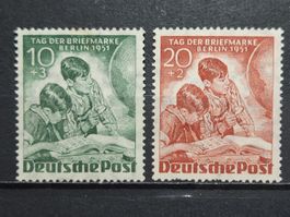 Berlin Tag der Briefmarken Mi-Nr.80-81 Postfrisch Tadellos