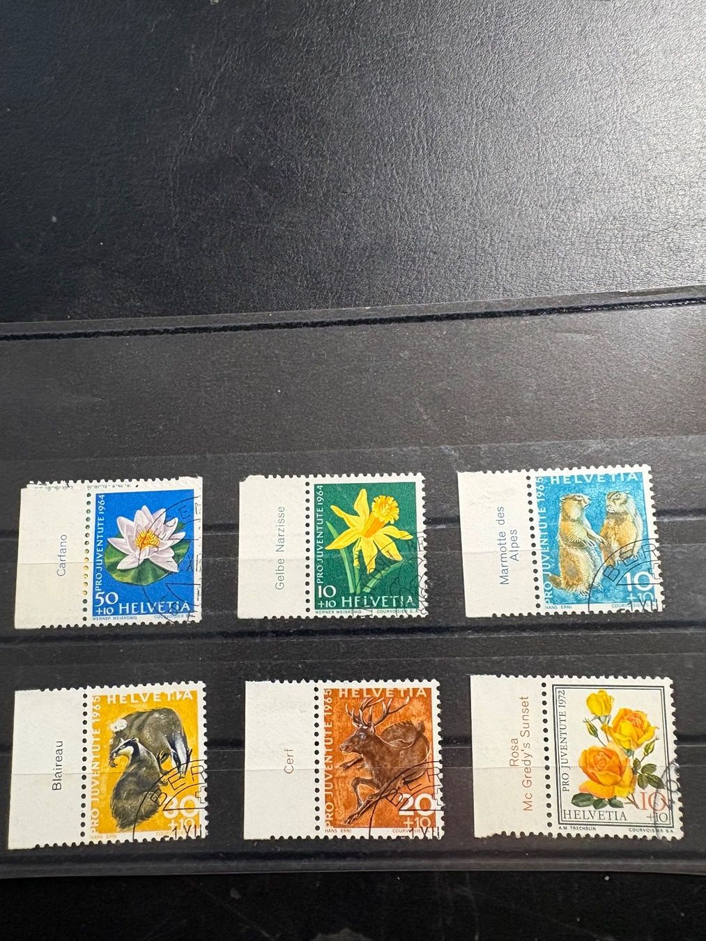 Alle Briefmarken: PJ mit Tab – Gebraucht aus Herzogenbuchsee von Hebu6