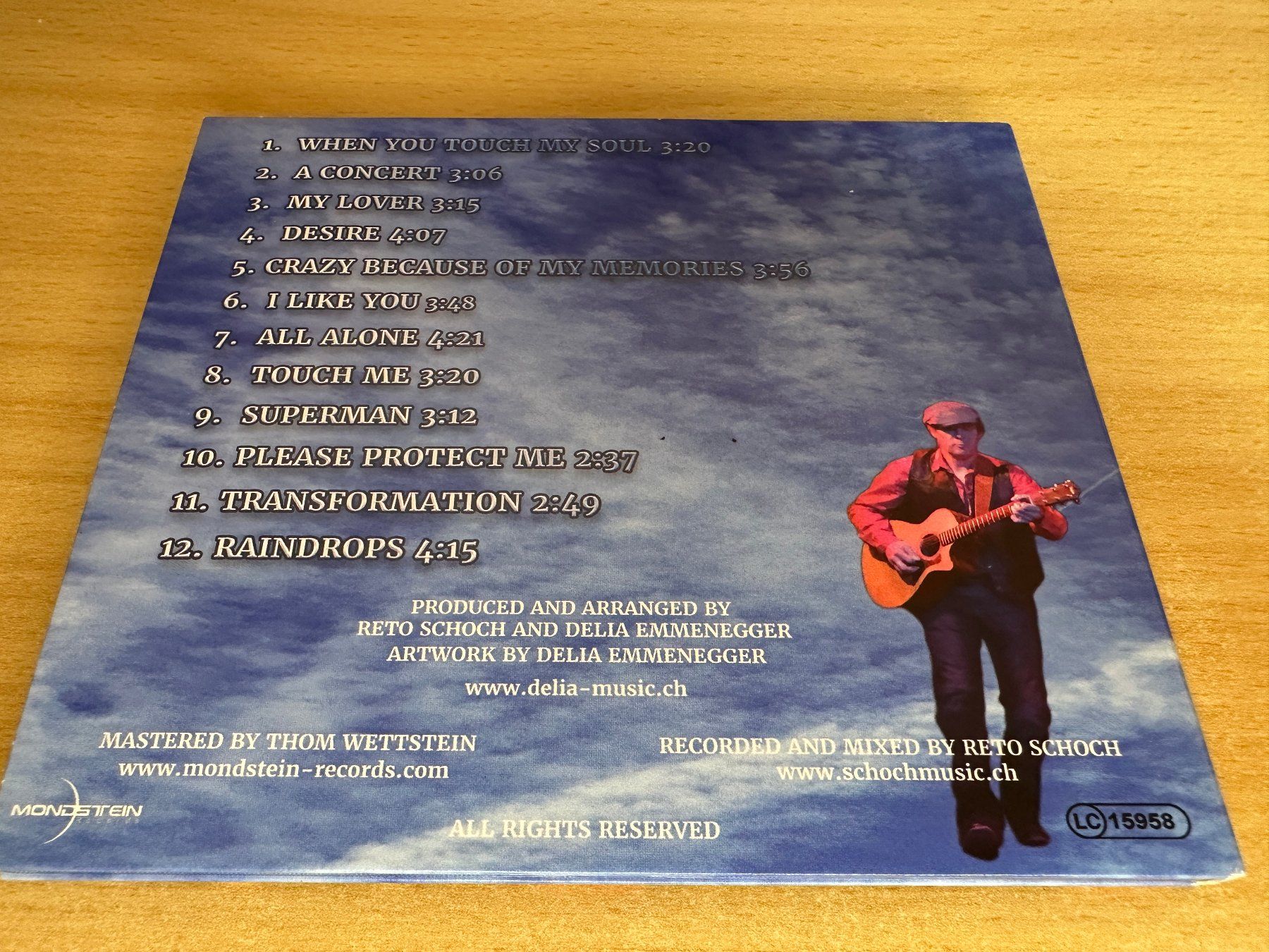 CDs: Delia Emmenegger - When You Touch My Soul – Gebraucht aus Rikon im Tösstal von Alpenmutz 1