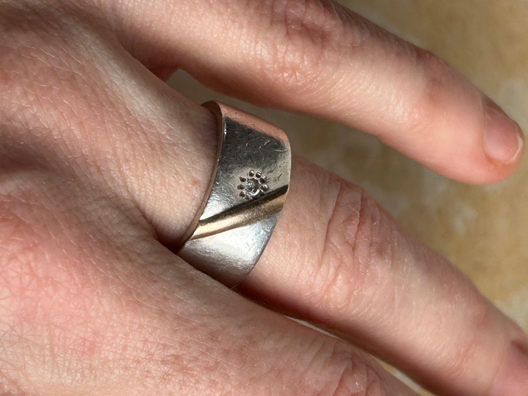 Anelli: Silberring FLOWER CLASSIC Gr. 57 – Usato da Basel venduto da bellespirit 7