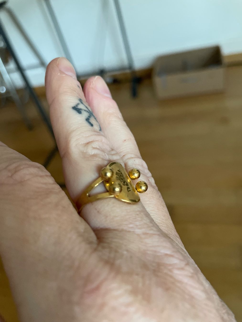 Anelli: Bague métal doré – Nuovo (secondo la descrizione) da Lausanne venduto da SandrineJavelot 1