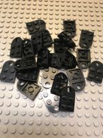 Lego 13x Platte 2×2 mit Loch (3176) schwarz