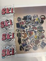 Sticker Set Ski Snowboard, NEU,  je 50 Stk.