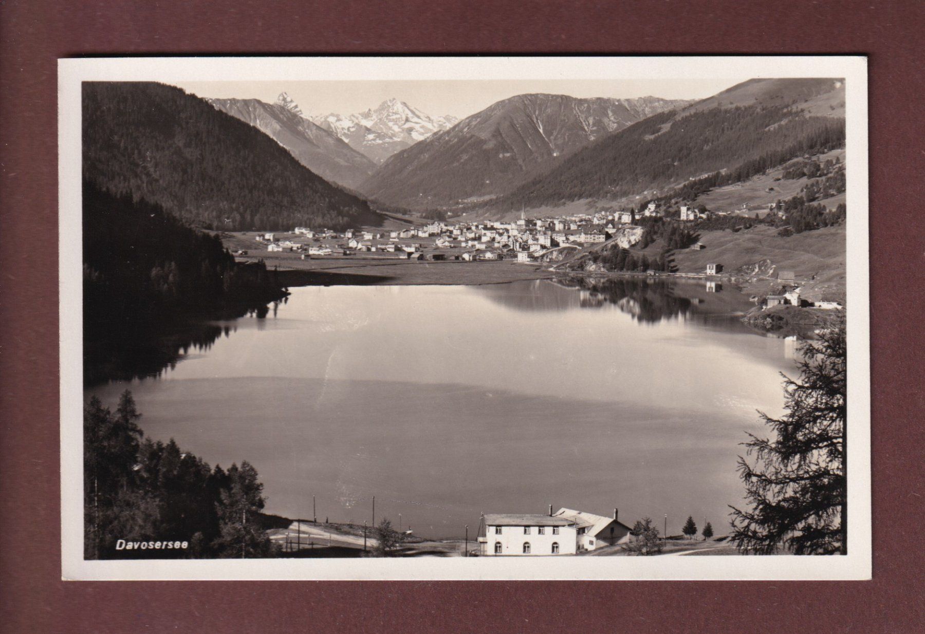 Cartoline postali: DAVOS - Davosersee – Usato da Pully venduto da nicecards-shop