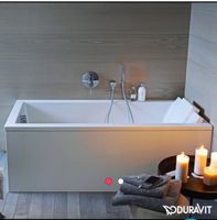 Duravit Starck Rechteck-Badewanne, Einbau weiss