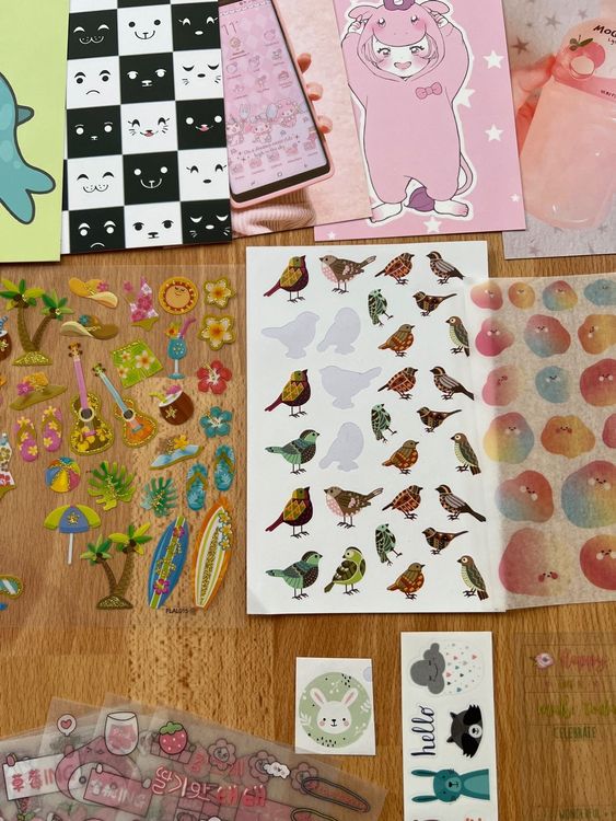 Karten und Stickers / kawaii Art / Kindlich / Süss, niedlich (Gebraucht ...