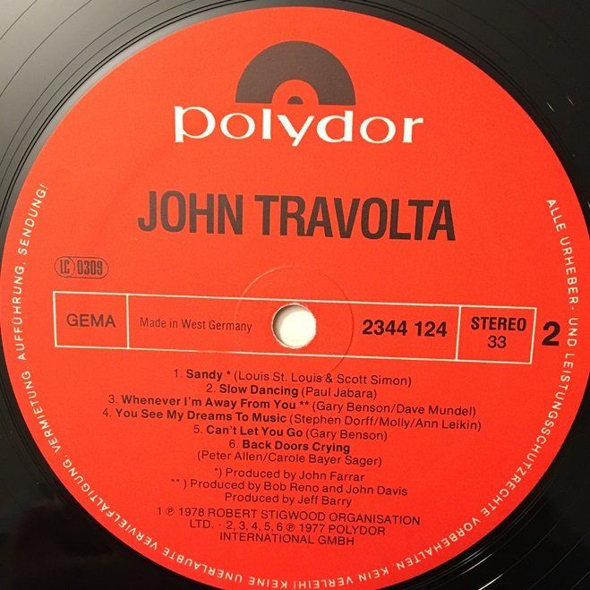 Dischi in vinile: John Travolta - John Travolta (LP) – Usato da Grüningen venduto da azulgrisvinyl 2