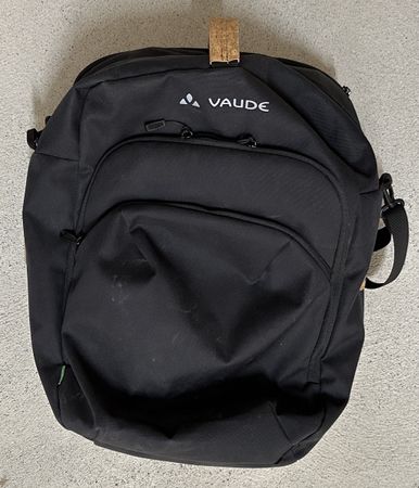 Vaude Fahrradtasche Rucksack Schwarz, sehr guter Zustand!