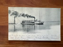 AK  1898 Lausanne Schiff  super   (G1998)
