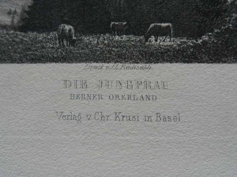 Gravures: Jungfrau Berner Oberland – D'occasion à Risch par Rischli15 2