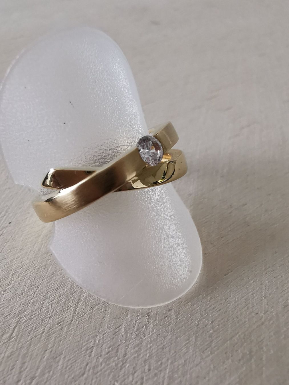 Altri gioielli: schlichtes 2-teiliges Set - 18Kt. GG mit Zirkonia – Nuovo e nell'imballaggio originale da Dierikon venduto da Vittorio57 5