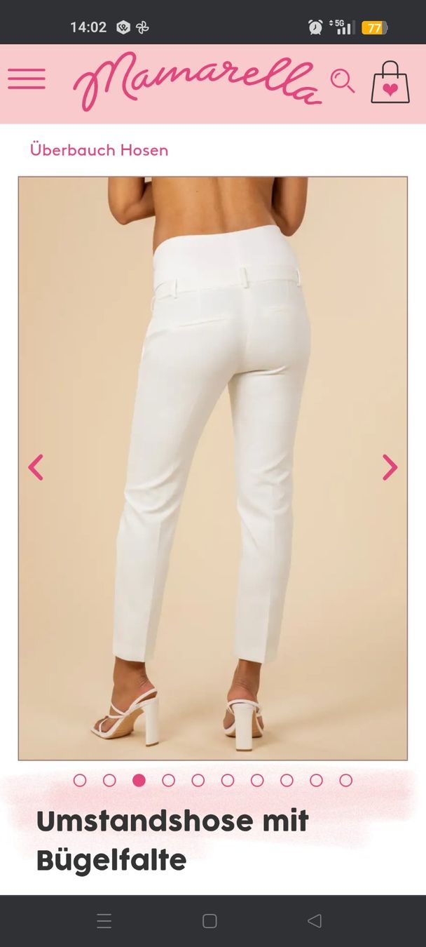 Pantaloni: Umstandshose Hochzeit – Nuovo e nell'imballaggio originale da Schänis venduto da mel_hhn6 6