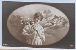 SG, Fräulein um 1919, Feldpost, Kaserne Walenstadt