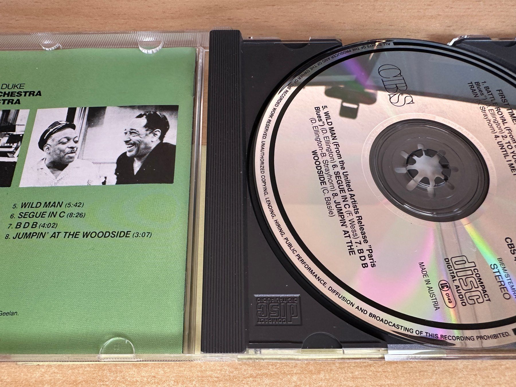 CD: G7 Duke Ellington Orchestra Count Basie Orchestra First Time – Usato da Rikon im Tösstal venduto da Alpenmutz 2