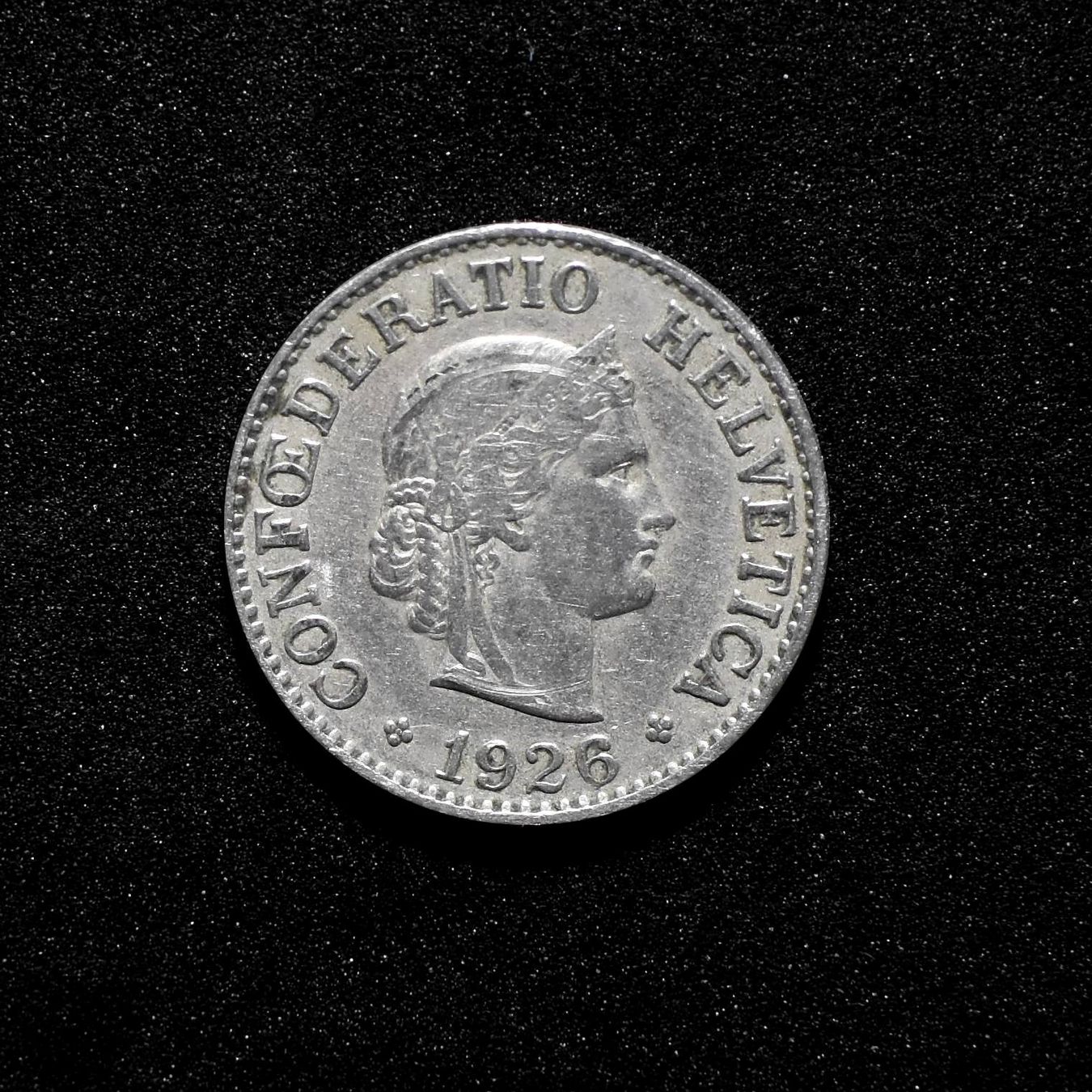 Tutti le monete: 10 centimes suisse, 1926 – Usato da Belmont-sur-Yverdon venduto da bichet02 1