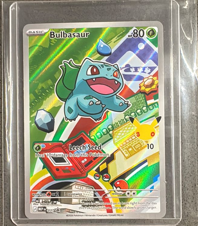 Pokémon Bulbasaur #37 promo illustration First Partner - EN (Gebraucht ...