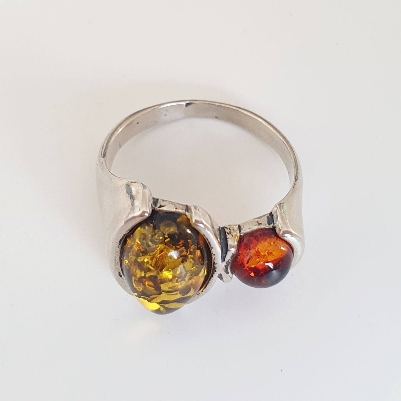 Anelli: Bernstein Ring Silber 925, Vintage Design, Gr 18,3mm  – Usato da Kreuzlingen venduto da Wunderkiste123 8