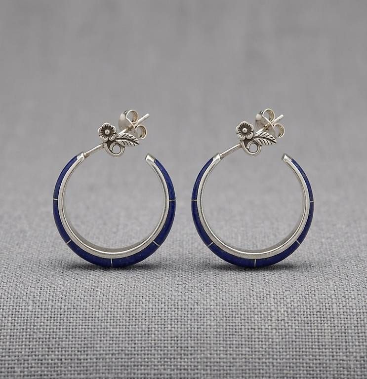 Ketten: Collier und Creole im Set Silber mit Lapislazuli – Gebraucht aus Weggis von urs_rj7p 1