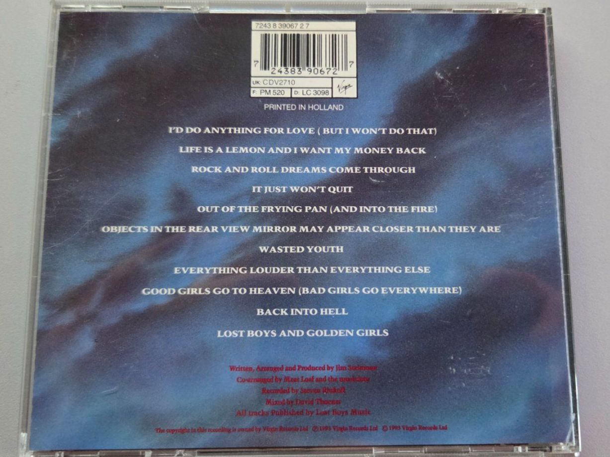 CD: CD Meat Loaf - Bat Out Of Hell II – Usato da Schaffhausen venduto da Kellerrassel 2