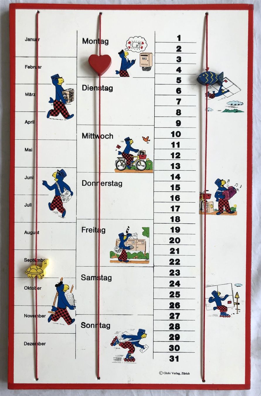 Calendari: GLOBI - Kalender - Vintage - Globi Verlag – Usato da Schaffhausen venduto da durruti