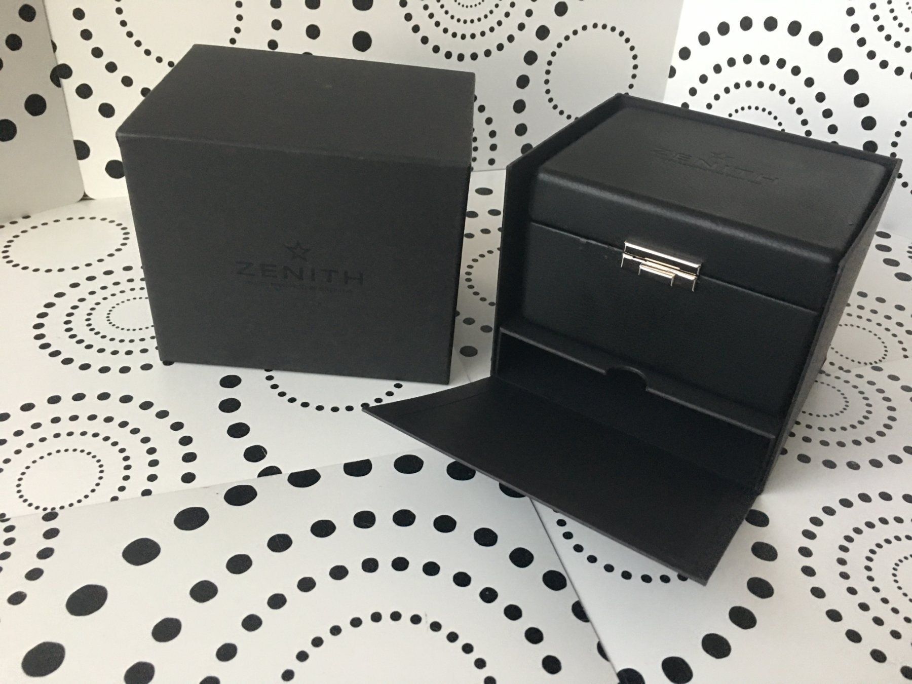 Zenith Uhrenboxen: ZENITH ORIGINAL - BOX ECRIN STANDARD - SCHACHTEL TOP !!! – Neu (gemäss Beschreibung) aus Epalinges von dream-watch 3