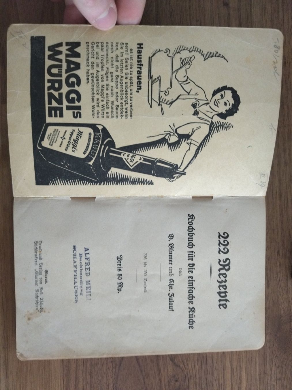 Libri: Kochbuch antik 222 Rezepte – Usato da Felben-Wellhausen venduto da bananajoe8474 2