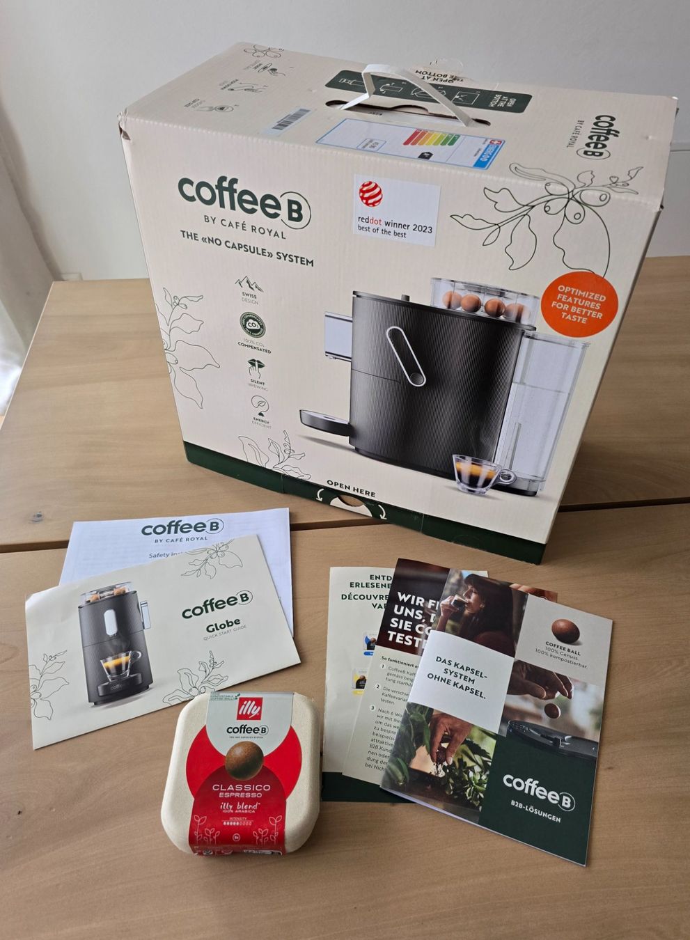 Coffee B Macchine per caffè & Macchine per espresso: CoffeeB-Kaffeemaschine, Globe - Black – Nuovo e nell'imballaggio originale da Arlesheim venduto da bebbirofo01 4