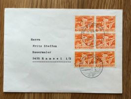 Echt gelaufener Brief 7.3.75, 3646 Einigen