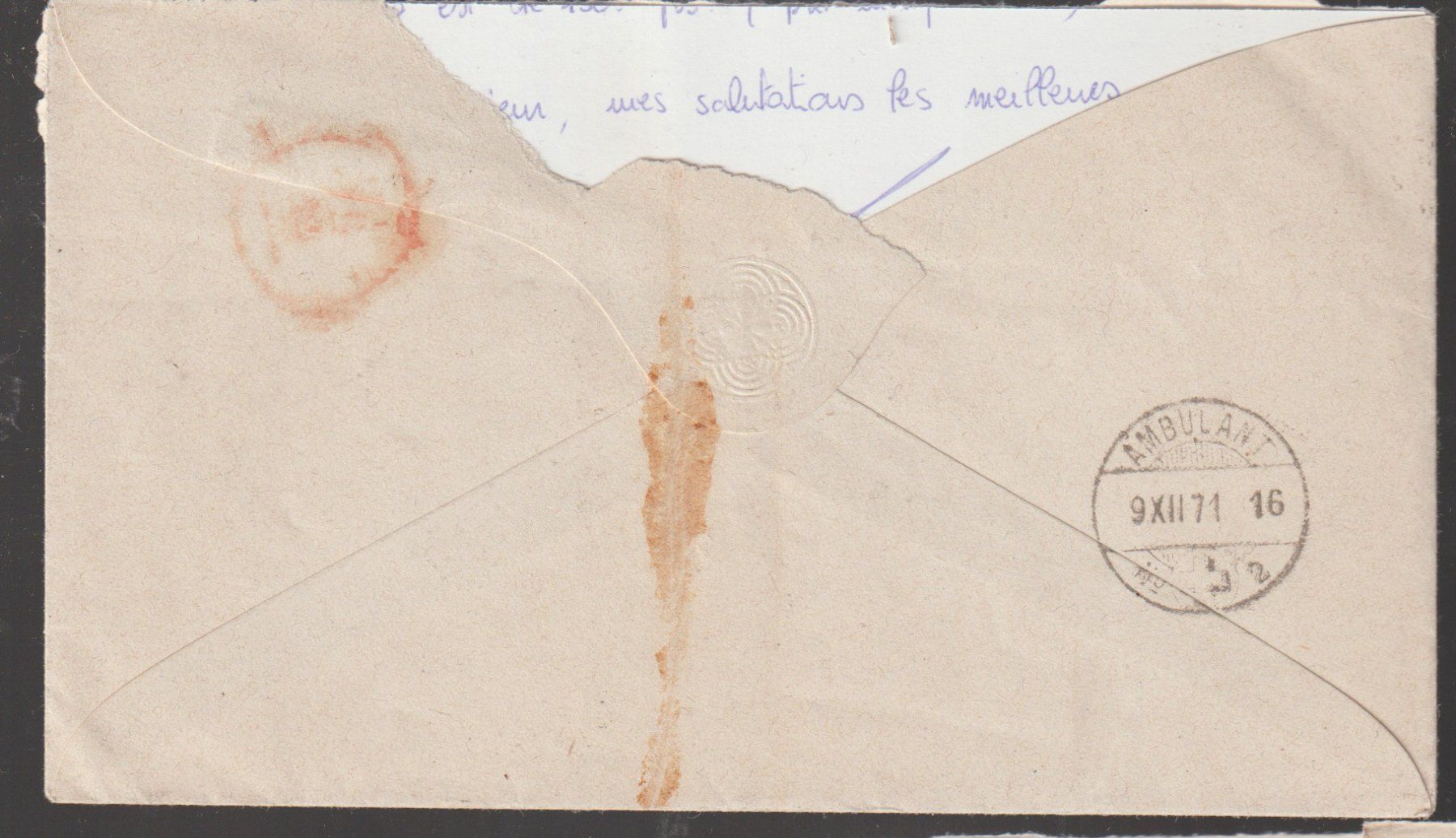 Tous les timbres: Entier GS + 1871 Ambulant – D'occasion à Biel/Bienne par Destockweb 1