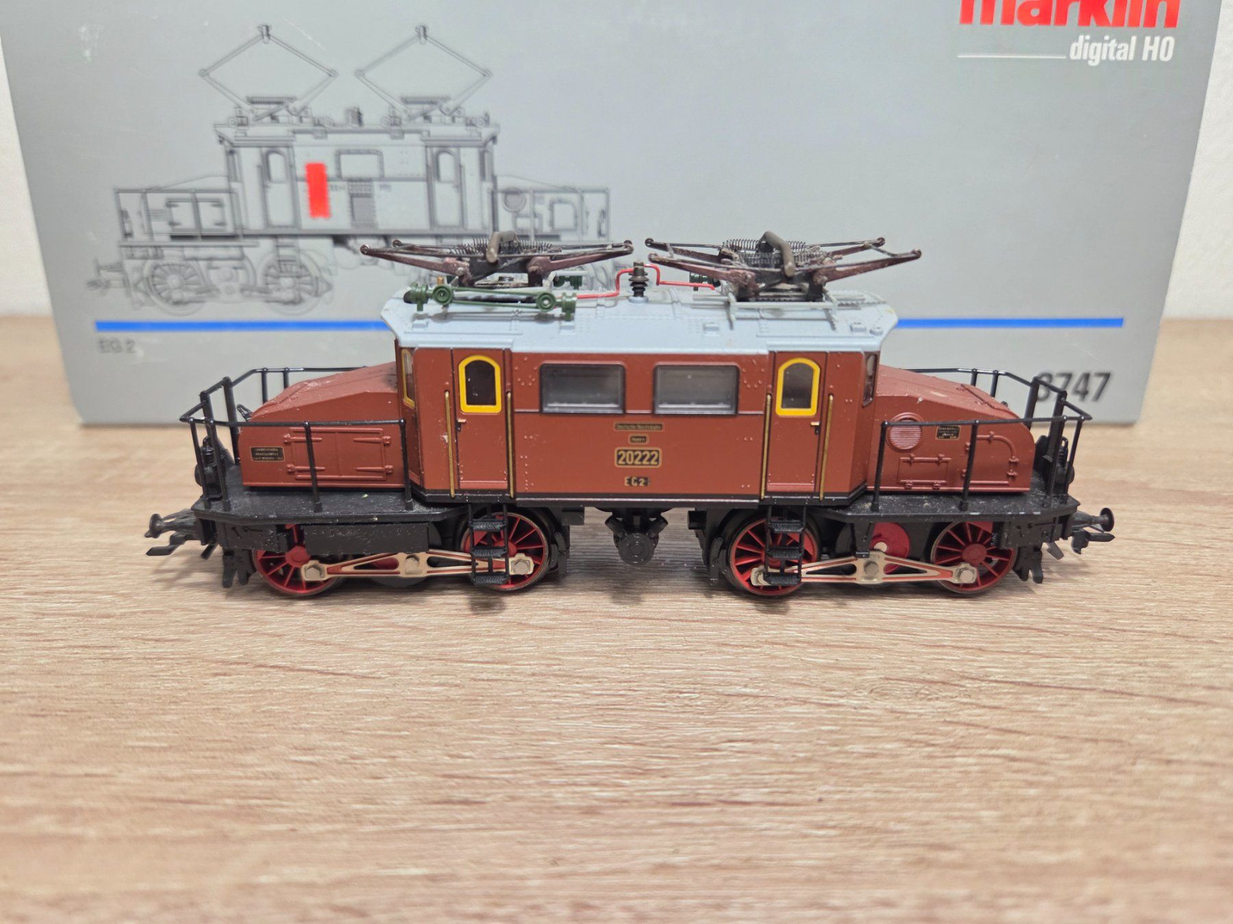 Märklin Modellini di ferrovie: Märklin 3747 E-Lok EG2 DB Digital H0 – Usato da St-Aubin-Sauges venduto da Lo_Go