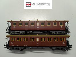 Märklin 4213 +4211 Würrtembergische Personenwagen AC mit OVP