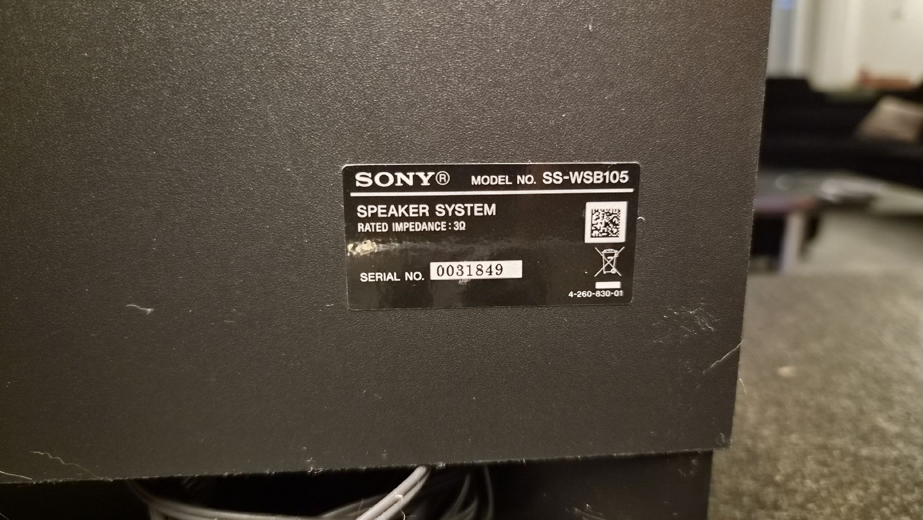 Sony Heimkino: Sony Homecinema-System inkl. Subwoofer – Gebraucht aus Ried b. Kerzers von schnackidulli 4