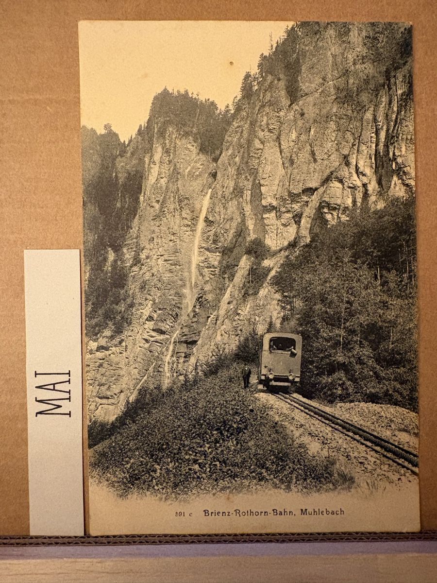 Cartoline postali: AK von Brienz Rothorn Bahn / Muhlebach – Usato da Rümlang venduto da Kartenpost1