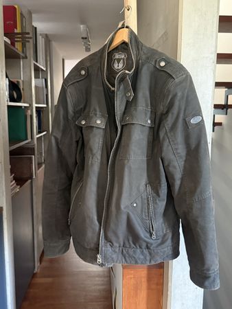 Spirit Motors Motorradjacke – Schwarz/Grau