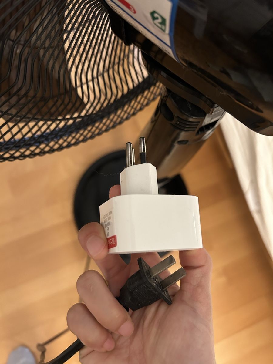 Ventilatoren: Standing fan with adapter – Gebraucht aus Zürich von arr_vq5w 4