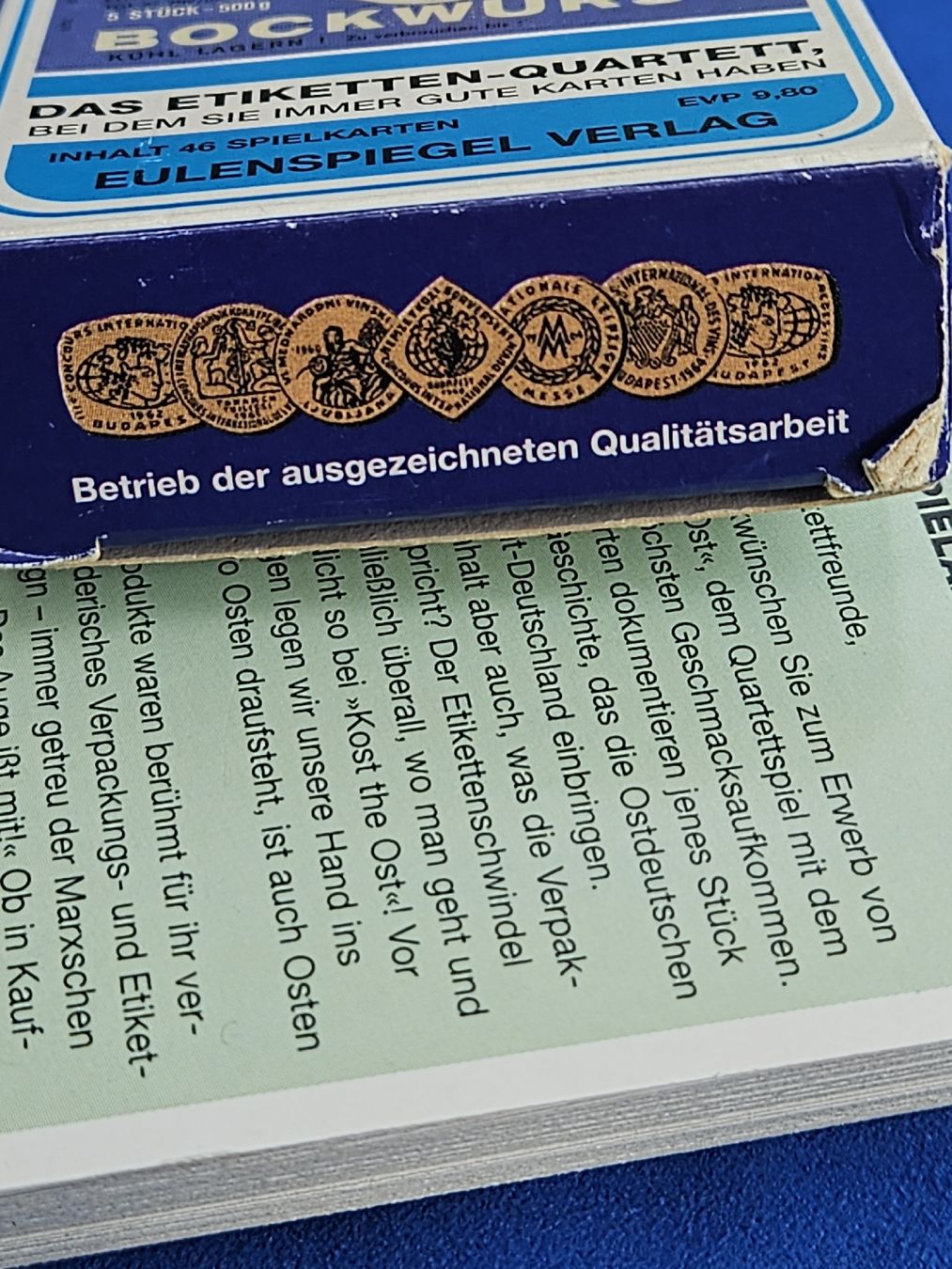 Giochi: DDR Marken-Quartett KOST THE OST – Usato da Wettingen venduto da Sk8ertomda 5