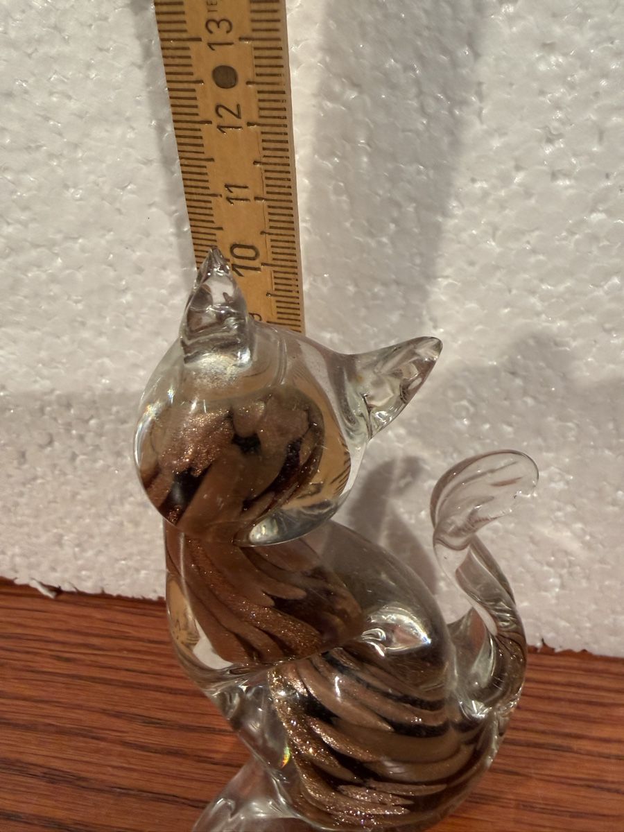Statuette: Glass Cat Figurine – Usato da Lausanne venduto da vas_cdb2 5