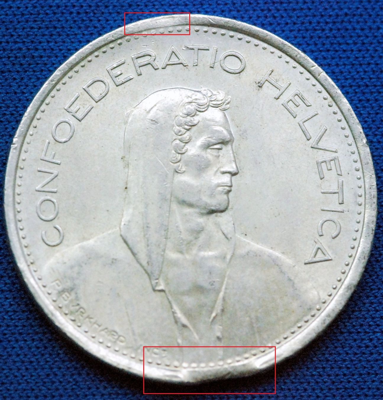 Alle Münzen: Silberner 5.- Jg. 1969 / Zainende – Gebraucht aus Mühlethal von sowato 1