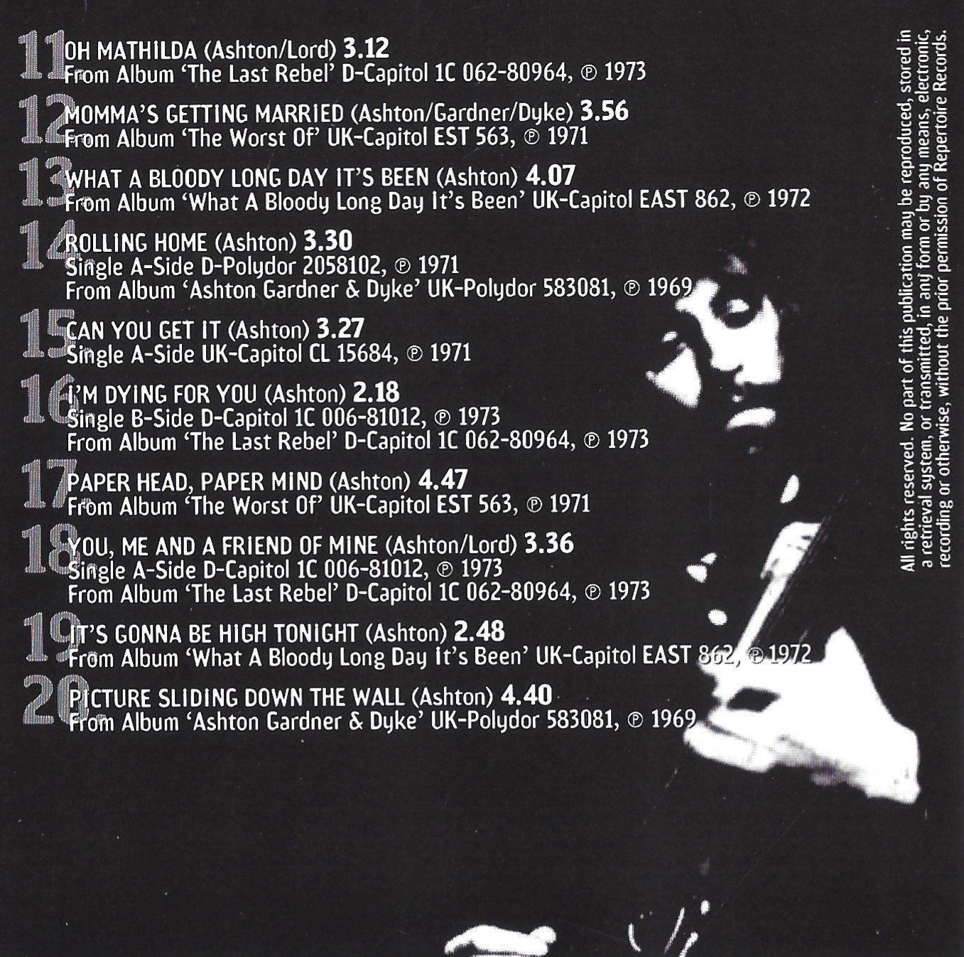 CDs: Ashton Gardner & Dyke BEST  Eric Clapton George Harrison CD – Gebraucht aus Kandergrund von Sososo 5