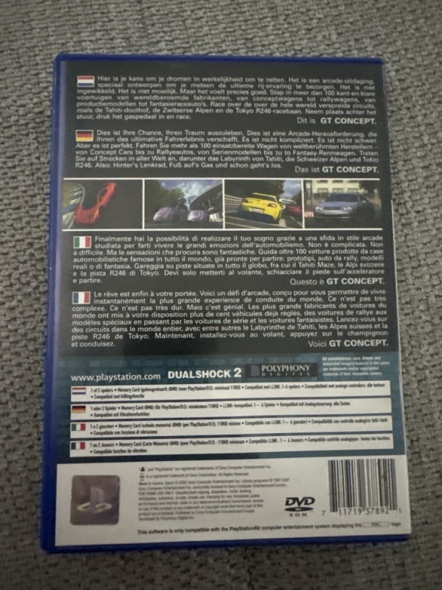 Sony Giochi: PS2 - Gran Turismo The Real Driving Simulator 2002  – Usato da Uetendorf venduto da SRT_Adi 2